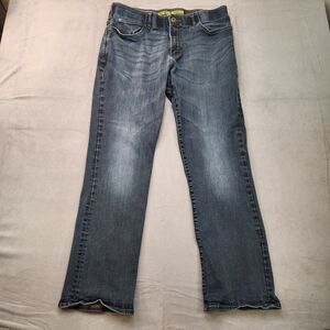 Lee Extreme Motion Jeans Men 38x32 Blue Medium Wash Performance Regular Bootcut